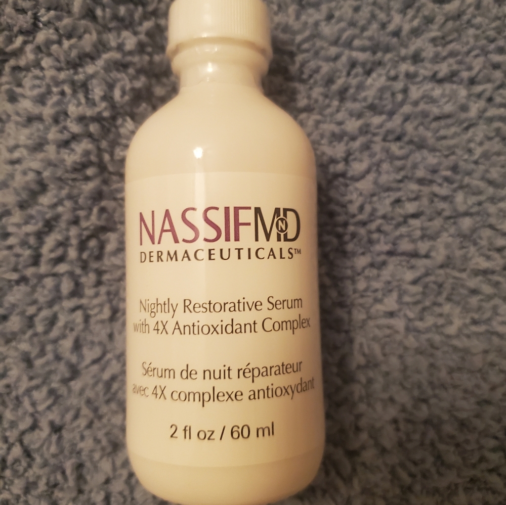 NassifMD Nightly Restorative Serum.